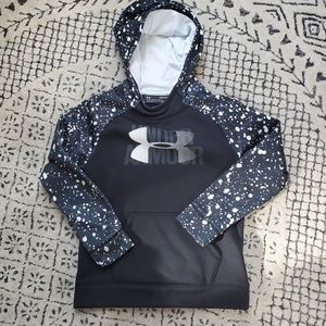 Under Armour girls youth hooded hoodie YMD 10 12 M